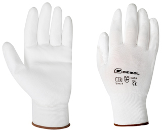Picture of Gebol Arbeitshandschuh Micro-Flex weiss Gr. 9