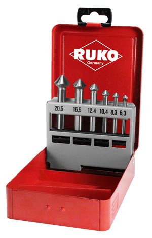 Picture of Ruko Kegel- und Entgratsenker-Satz HSS