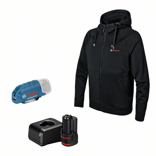 Picture of Bosch Beheizbarer Hoodie GHH 12+18V XA,Gr.M, Set