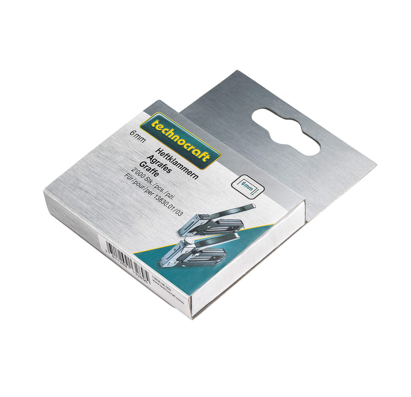 Picture of Technocraft Heftklammern 6mm 2000Stück