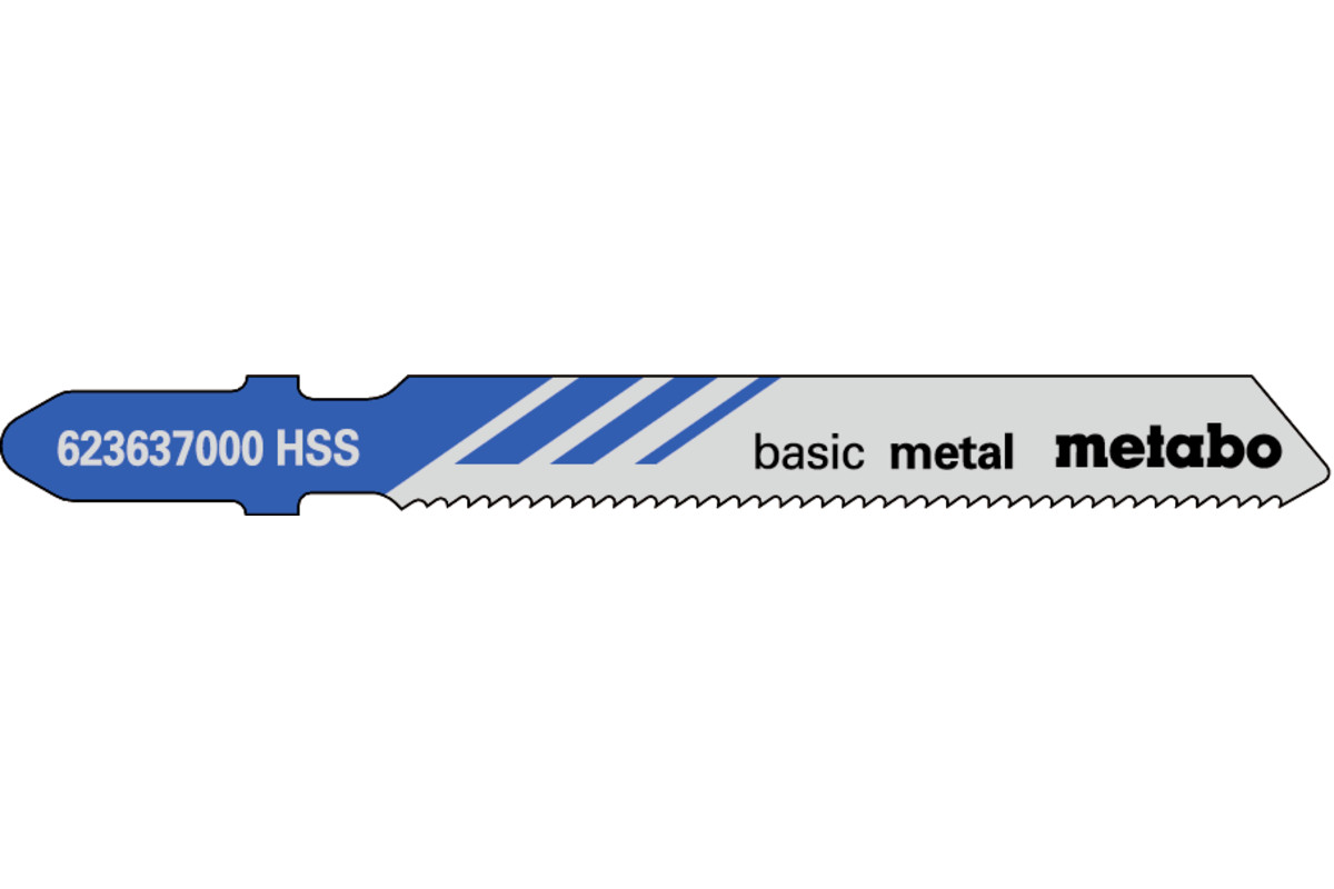 Bild von Metabo 25 STICHSÄGEBLÄTTER BASIC METAL 51/ 1,2 MM