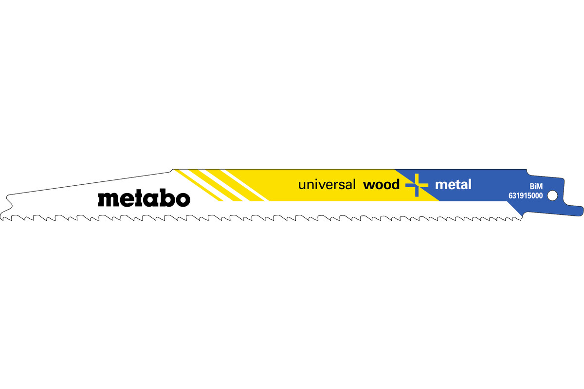 Bild von Metabo 5 SÄBELSÄGEBLÄTTER UNI W+M 200 X 1,25 MM