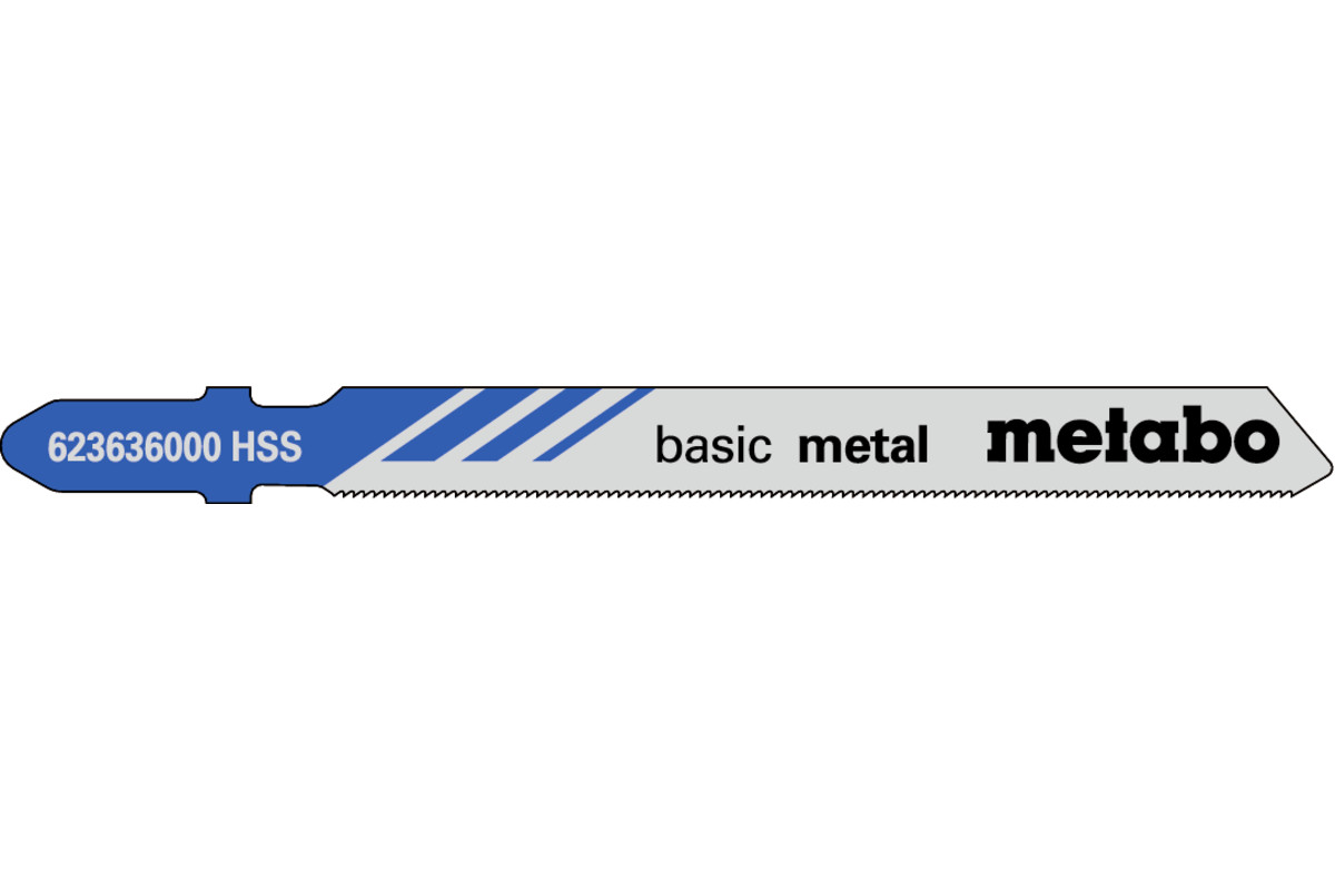 Picture of Metabo 5 STICHSÄGEBLÄTTER \"BASIC METAL\" 66/ 0,7 MM