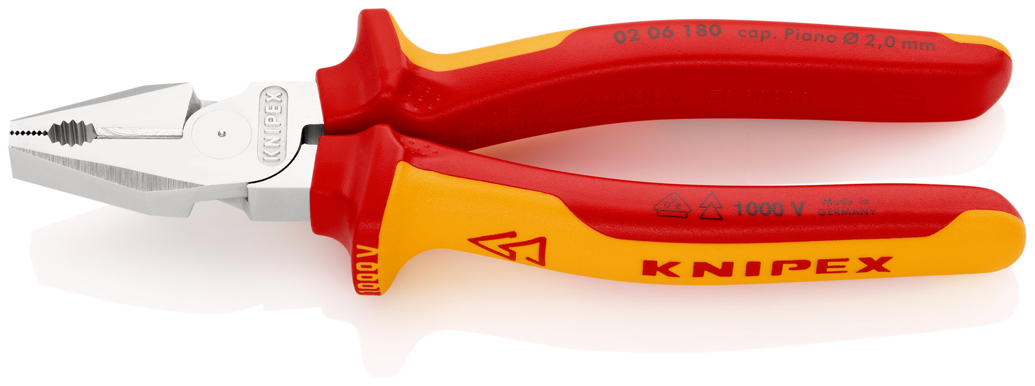 Bild von Knipex Kraft-Kombizange VDE 180mm