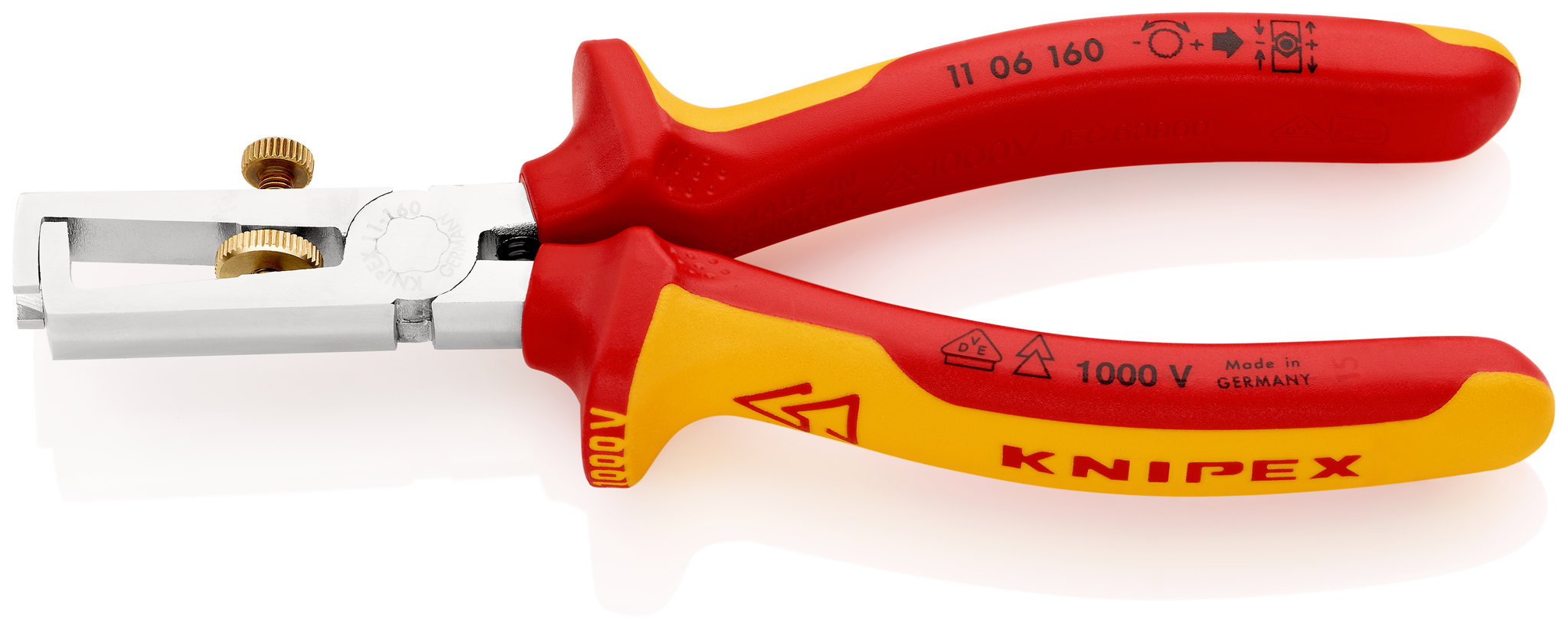 Bild von Knipex Abisolierzange VDE 160mm