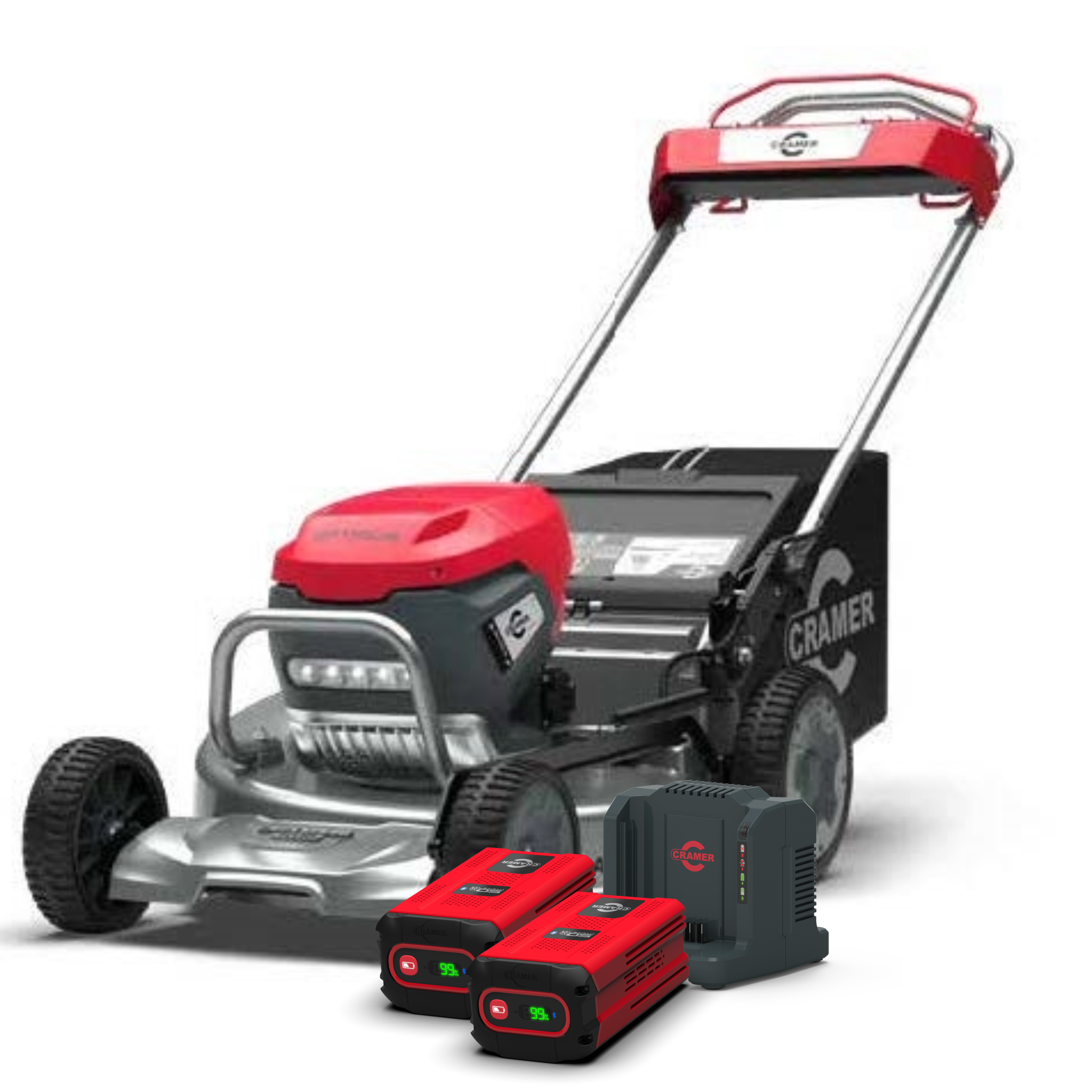 Bild von Cramer Profi Akku-Mäher ATM53A Kit mit 2 Akkus