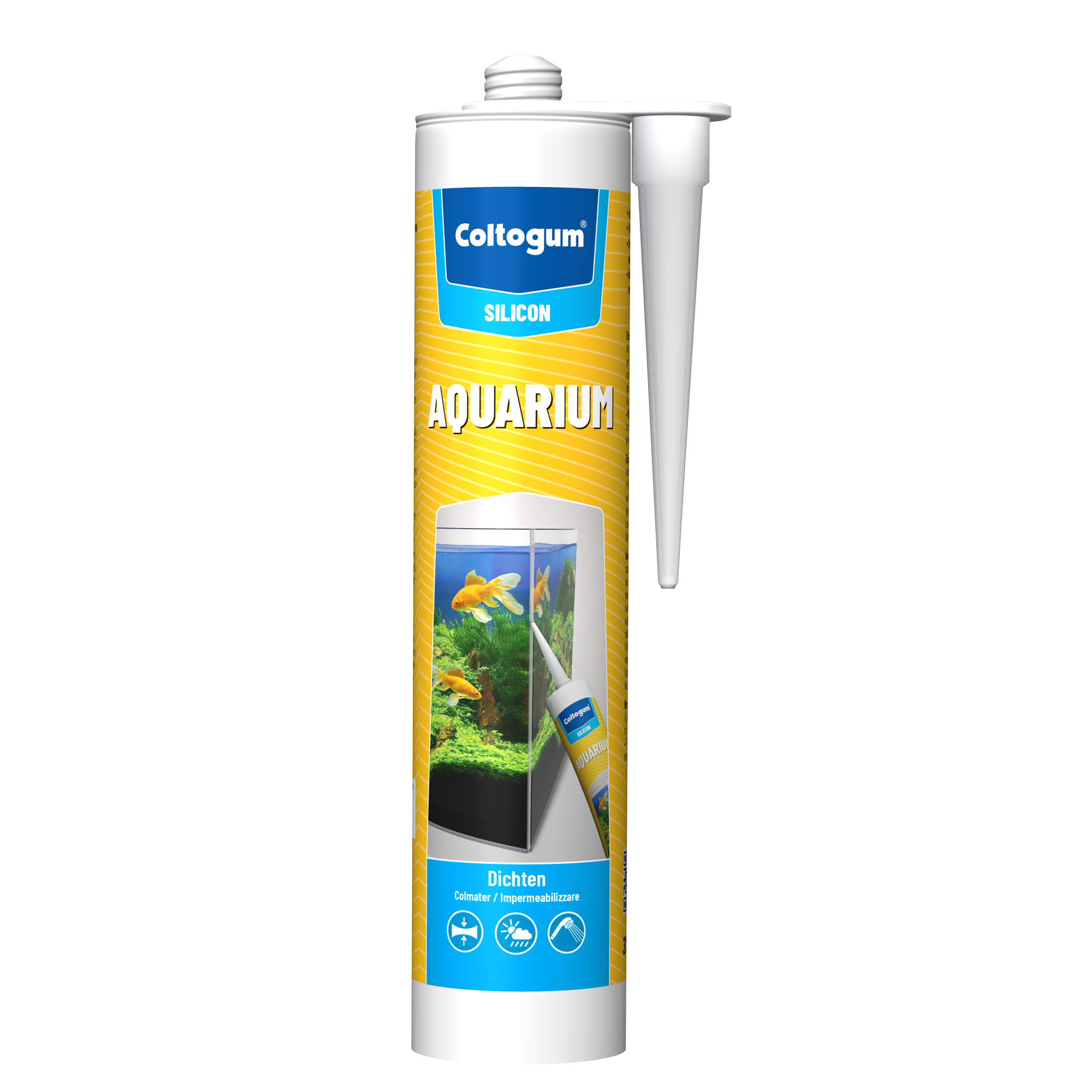 Bild von Coltogum Dichtmasse Aquarium schwarz 310ml