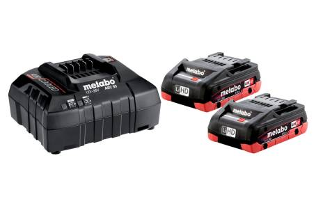 Bild von Metabo Basis-Set 18V 2x4.0Ah LiHD