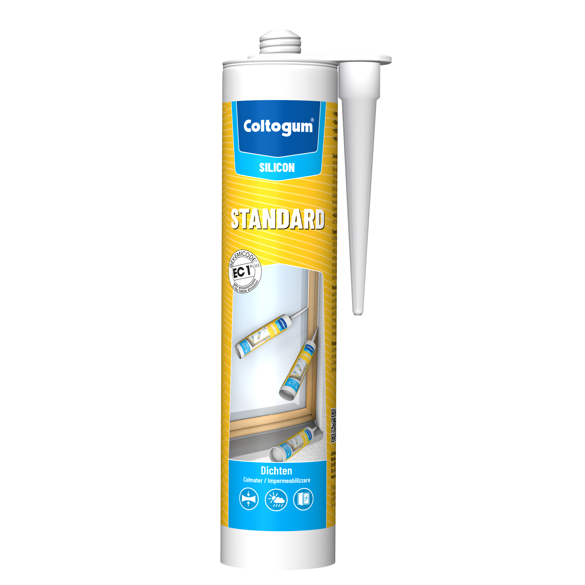 Bild von Coltogum Silicon Standard grau 310ml
