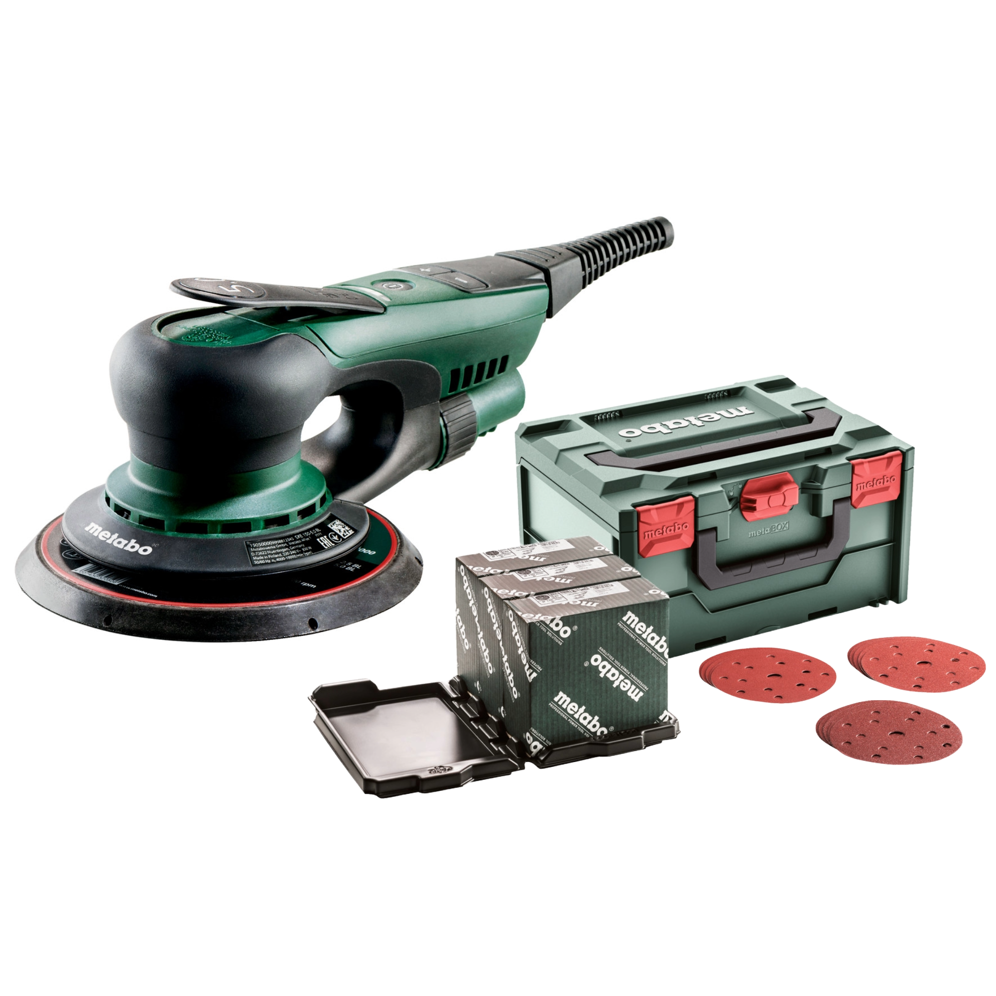 Bild von Metabo Exzenterschleifer SXE 150-5.0 BL SET