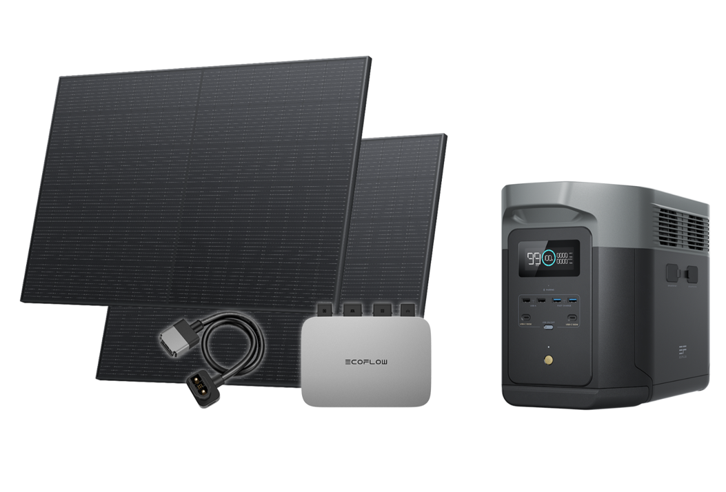 Bild von EcoFlow Balkonkraftwerk Set mit Delta 2 Max