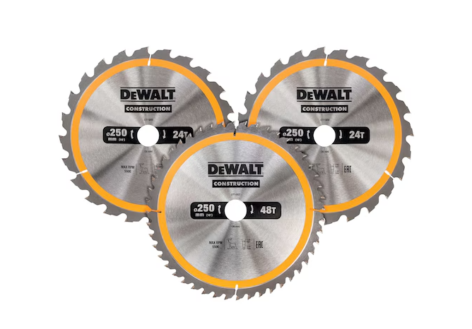 Bild von DeWalt Kreissägeblatt Set 3-tlg. 250x30mm