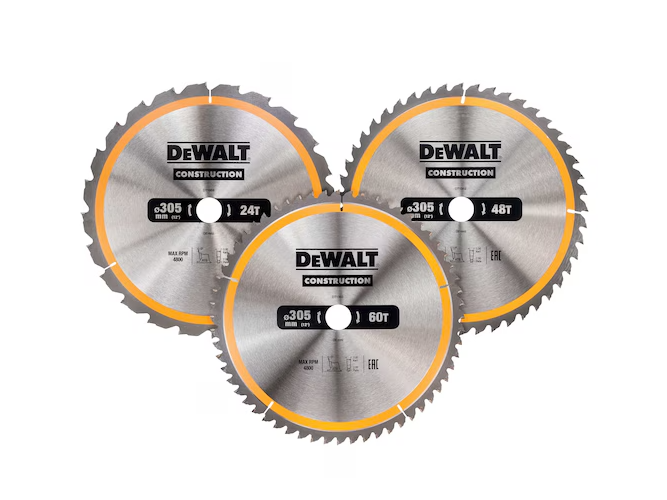 Bild von DeWalt Kreissägeblatt Set 3-tlg. 305x30mm