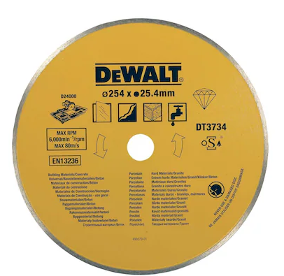 Bild von DeWalt Diamant-Trennscheibe 250 x 25.4 mm Uni