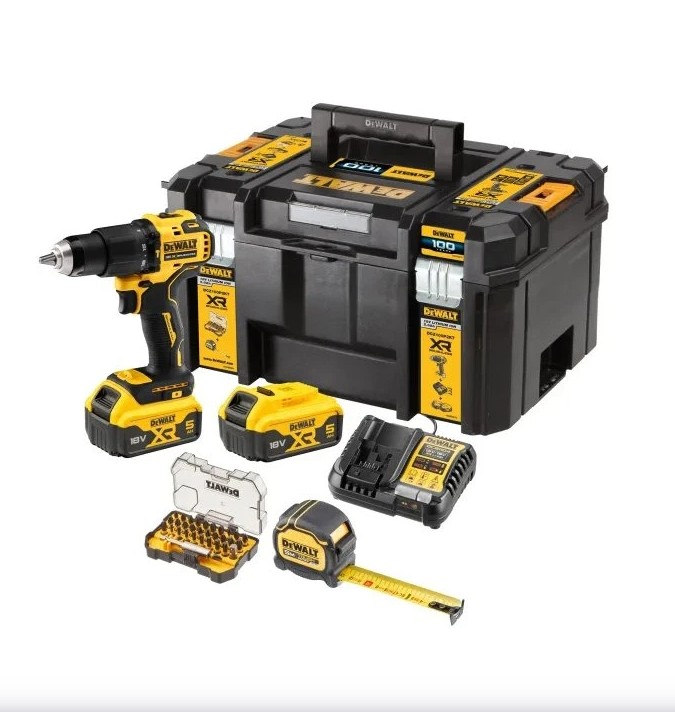 Bild von DeWalt Akku-Schlagbohrschrauber 18V DCZ100P2KT-QW