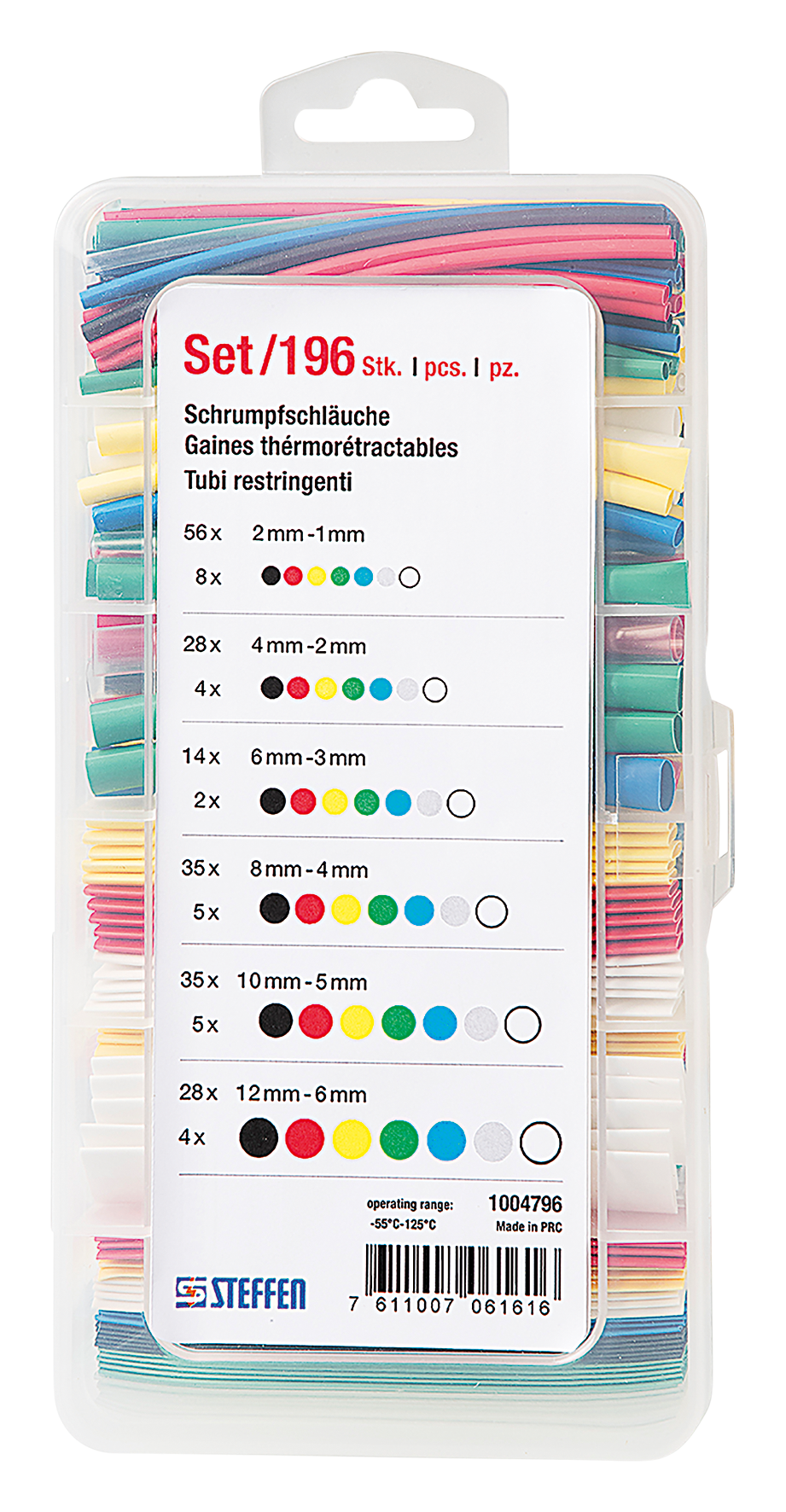 Bild von Schrumpfschlauchset 196-teilig